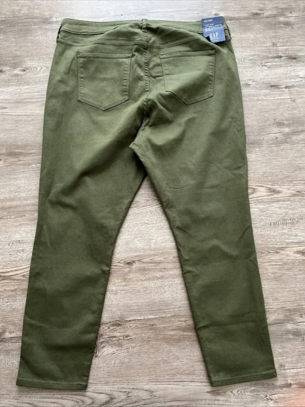 Gap High Rise Jegging Womens 20 Short Green Full Length NWT - Picture 11 of 16